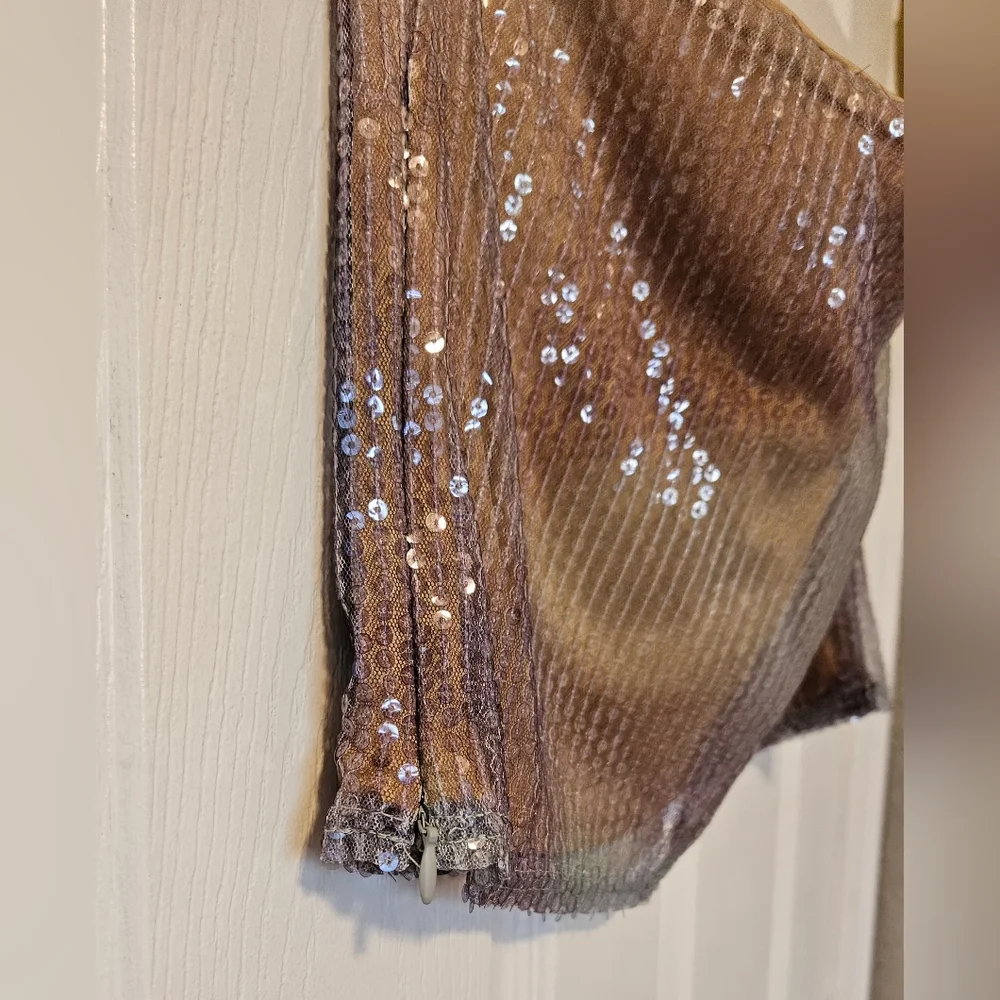 UO Pearl Sequin Tube Top & Midi Skirt Set - Picture 5 of 7